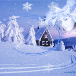 Зима открытка