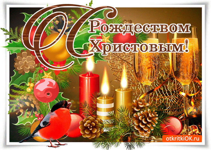 Поздравляю с прекрасным праздником Рождество Христово!
