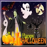 Красивая открытка с хеллоуином!