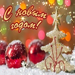 С Новым годом! Желаю счастья мира и добра!