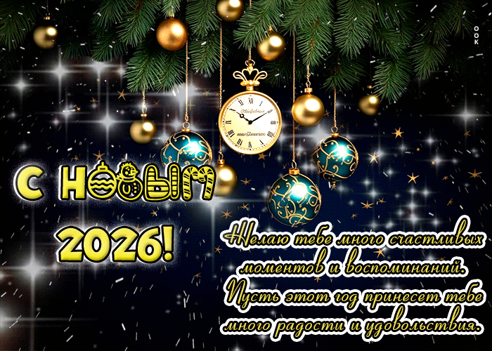 Пусть этот год принесет много радость